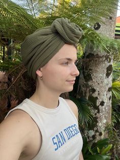 Our super soft cotton wired head wrap turbans offer softness and breathability, making them ideal for those experiencing hair loss due to chemotherapy, Alopecia, or surgery, as well as for individuals with lots of hair who need a stylish way to tuck it away. The flexible wire contours to your head, ensuring a secure and comfortable fit for all head sizes, providing both style and comfort during sensitive times. PRODUCT DETAILS: Colour: Olive Green Material: 100% Cotton & Coated Aluminium Wire Me Cotton Summer Turban One Size Fits Most, Green Turban For Summer (one Size Fits Most), Adjustable Cotton Turban For Summer, Adjustable Cotton Turban With Matching Headband, Summer Cotton Turban With Adjustable Fit, One Size Cotton Headband Headwrap, Cotton One Size Headwrap Headband, One Size Cotton Headwrap, Cotton Turban With Matching Headband