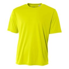 A4 Youth Cooling Performance T-Shirt - NB3142, A4, NB3142, SAFETY YELLOW, L, T-Shirts, Youth Polyester Short Sleeve T Shirts;Performance Wear;Odor Resistant, 100% polyester; Contains moisture wicking, stain release, and is odor resistant; Sublimation and screen print ready Gender: male.  Age Group: kids. Wholesale T Shirts, Yellow T Shirt, Bella Canvas Tees, Raglan Shirts, Comfy Hoodies, Crew Shirt, Crew Neck Shirt, Heat Transfer Vinyl, Neck Shirt