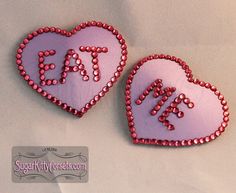 RTW Lavender Eat Me Heart Shaped Pasties by sugarkittycorsets, $22.00 Sleeping Wear, Burlesque Dancer, Rave Babe, Purple Lingerie, Eat Me, Pin Up Hair