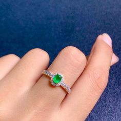 Description Emerald Ring❀ Gemstone is oval 4*5 mm natural emerald.❀ Dainty CZ Diamond ( shining cubic zircon). ❀ Band Metal Material is 925 sterling silver.❀ 18K gold plated emerald gemstone ring. ❀ 18K rose gold plated emerald gemstone ring.❀ Raw stone is emerald and great quality, origin of Colombia.__________________________________About Natural Emerald Emerald helps one remain centered in the hearts wisdom. Emerald is known to help one overcome "heartbreak".Emerald helps one remember to give Dazzling Oval Green Emerald Ring, Dazzling Green Emerald Oval Ring, Dazzling Oval Green Ring, Dazzling Green Oval Ring, Oval Green Diamond Crystal Ring, Green Oval Diamond Crystal Ring, Green Oval Crystal Ring With Prong Setting, Oval Green Moissanite Emerald Ring, Oval Moissanite Emerald Green Ring