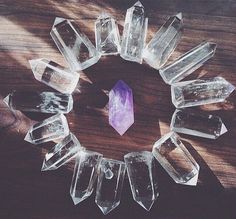 Crystal Mandala, Crystal Grids, Minerals And Gemstones, Clear Crystals, Gems And Minerals