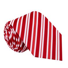 A White Classic Tie With Vertical Stripes, Classic Vertical Striped Tie, Classic Vertical Stripe Tie, Red Standard Necktie, Striped Business Neckwear Ties, Classic Striped Standard Tie, Striped Business Neckwear, Red Standard Tie, Striped Standard Tie For Formal Occasions