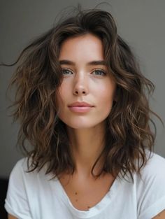 32 Haircuts for Wavy Hair that you should try in 2024 Wavy Hair Heart Shaped Face, Fine Wavy Haircut, Ouidad Haircut, Long Bob Wavy Hair, Curly Lob Haircut, Naturally Wavy Hair Cuts, Multi Textured Hair, Bob Riccio, Long Curly Bob