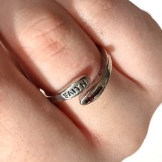 Sterling Silver Plated Ring Christian Faith Over Fear Cross Christian Gift New! Ring Accessories, Cross Christian, Faith Over Fear, Mens Silver Rings, Mens Accessories Jewelry, Men's Ring, Christian Faith, Accessories Rings, Christian Gifts