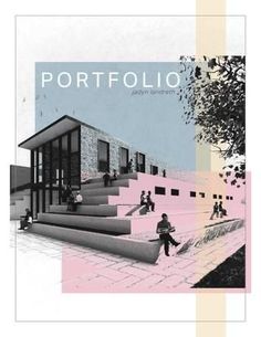 a book cover with an image of people walking up and down the stairs in front of a building