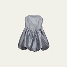 KatieJ NYC "Oona" dress features puffer skirt  Square neckline Sleeveless Zip closure at back Stepin style A-line silhouette Polyester Imported Puffer Skirt, Nyc Girl, Puff Dress, Bergdorf Goodman, Kids' Dresses, Square Neckline, Dresser, Puffer, Tops Designs