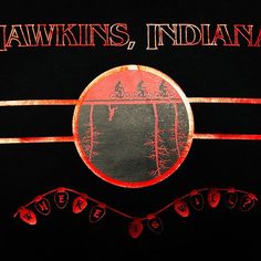 the cover art for hawks, indiana's new album is shown in red and black