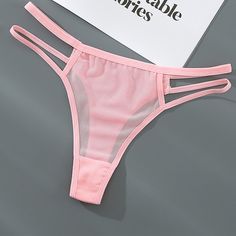 Shipping: Worldwide Express Shipping AvailableDelivery time: 7-15Days Fast ShippingReturns: Fast refund, 100% Money Back Guarantee.SPECIFICATIONSBrand Name: NoEnName_NullSexually Suggestive: NoObscene Picture: NoPanties Type: G-StringMaterial: nylonOrigin: Mainland ChinaItem Type: PantiesRise Type: low-RiseModel Number: Womens PantiesMaterial Composition: nylonPattern Type: SolidDecoration: hollow outGender: WOMEN Sports Suit, Full Figured, Womens Activewear, Womens Maxi Dresses, Knitwear Women, Womens Swimwear, Don't Worry, Lounge Wear