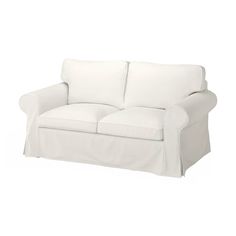 a white couch on a white background