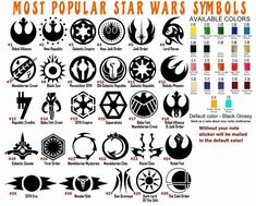 the most popular star wars symbols