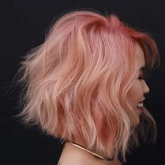 Striking Hair, Brown Ombre Hair, Ombre Hair Blonde, Pantone Color Of The Year, Living Coral