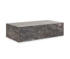 a black and white marble box on a white background