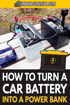 how to turn a car battery into a power bank