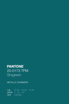 pantone's 2012 - 2013 tpm green metallic shimmers