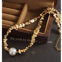 Style: Female Material: Titanium Steel, Imitation Pearl Pearl Type: Uncultured Pearl Color: White Pearl Shape: Round Necklace Length: 40+5cm Single Pearl Necklace, Jewelry 2023, Single Pearl, Round Necklace, Pearl Types, Pearl Pendant Necklace, Valentines Jewelry, Pearl Color, Gold Pendant Necklace