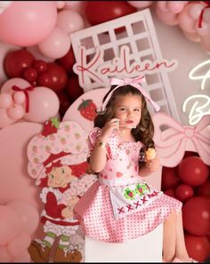 Baby Photography Backdrop, Strawberry Shortcake Party, Family Birthdays, Baby First Birthday, Photography Backdrop, Strawberry Shortcake, Baby Photography, Birthday Party Themes