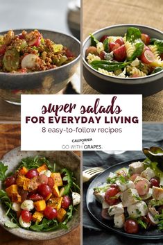 super salads for everyday living 8 easy - to - follow recipes