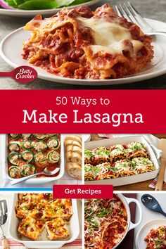 the cover of 50 ways to make lasagna