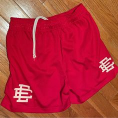 Eric Emanuel X Adidas Creators Club 1 Of 1 Sample Promo Red Shorts Large Red Shorts Size Large Elastic Waist Draw String Brand New Without Tags 1 Of 1 From An Adidas X Eric Emmanuel Event I. 2017 Photos For Details The Inseam Is On The Shorter Side About 7-8 Inches Red Bottoms With Built-in Shorts For Streetwear, Red Streetwear Shorts, Red Short Bottoms For Streetwear, Red Short Length Bottoms For Streetwear, Red Streetwear Bottoms With Built-in Shorts, Red Athletic Shorts For Streetwear, Red Shorts With Elastic Waistband For Streetwear, Red Elastic Waistband Shorts For Streetwear, Eric Emmanuel