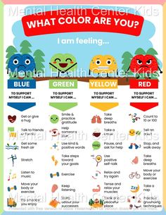 what color are you? i am feeling blue to support red to support green to support