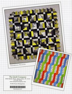 the quilt company's new book is about how to make an interesting quilt with strips