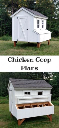 the chicken coop plans are easy to build and can be used as a storage shed