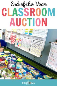 the end of the year classroom auction