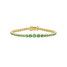 Emerald Tennis Bracelet, Yellow Bracelet, Ultimate Gift Guide, Jennifer Meyer, The Ultimate Gift, Christmas 2022, 2 Carat, Tennis Bracelet, Gold Bangles