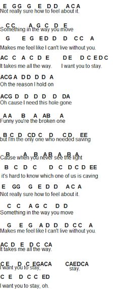 the guitar chords are arranged in different styles and sizes, including one for each song