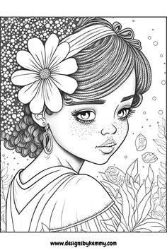 Coloring Page For Adults | Black Girl Magic Women Coloring Pages For Adults, Women Coloring Pages, Coloring Page For Adults, Bird Coloring Pages, Coloring Pages For Adults, Halloween Coloring Pages, Cool Coloring Pages, Mandala Coloring Pages, Arte Popular