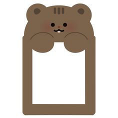 a brown teddy bear holding a blank sign