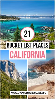 the best bucket list places in california