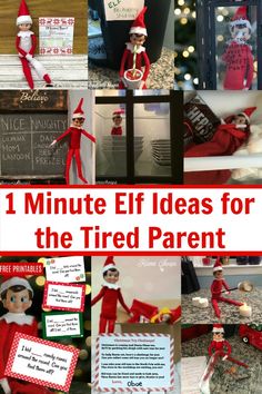 an image of elf ideas for the tired parent