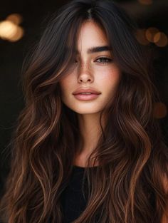 Fall Hair Colors for Brunettes: Top Trending Shades for Autumn Brown Hair Colors With Curtain Bangs, Cowboy Copper Dark Root, Hair For Deep Autumn, Chestnut Hair Balayage, Balayage For Pale Skin Brunettes, Light Brown Hair Red Undertone, Deep Autumn Color Palette Hair, 2024 Brown Hair Trends, Shades Of Auburn Hair