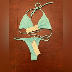 San Lorenzo Xs Bikini Set (Top And Bottom) Turquoise Blue Pink Ladies Outfit, Reversible Bikinis, San Lorenzo, Swim Wear, Cheeky Bikinis, Women Clothes, Orange Pink, Turquoise Blue, Pink And Orange