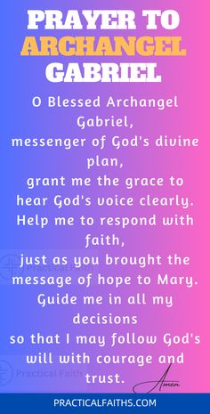 a prayer for the lord to pray in front of a colorful background with text that reads,