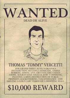 an old wanted poster with a man's face