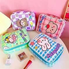 Aesthetic Office, Girl School Supplies, Cute School Stationary, Kawaii Bags, Cute Pencil Case, Kawaii School Supplies, Soft Girl Aesthetic