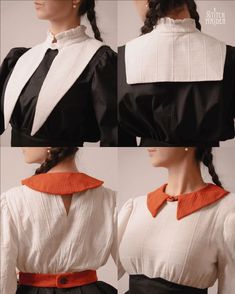 Witchhazel – Stitchmaiden® Different Fashion Aesthetics, Detachable Collar Pattern, English Beginner, Collar Sewing Pattern, Collar Accessory, Sewing Pattern Shop, Sewing Instructions, Witchy Fashion, Detachable Collar