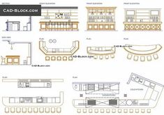 the floor plan for a restaurant with seating and tables