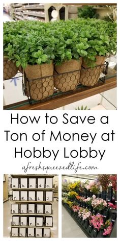 how to save a ton of money at hobby lobby