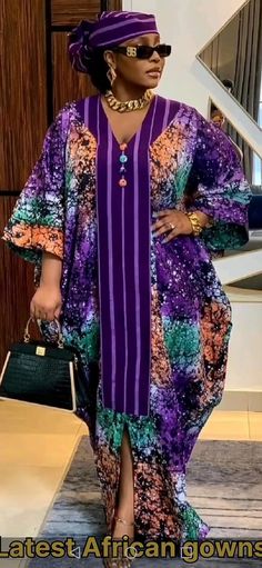 Ankara Agbada Styles For Ladies, Gown For Kampala, Buobuo Gown Style, Styles For Adire Kampala, Adire Kampala Styles For Ladies, Ladies Agbada Style, Patapata Dress Styles