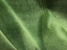 the green fabric is very soft