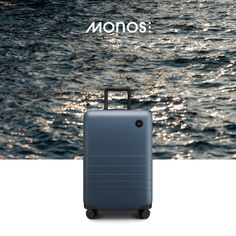 Those who want some extra room will appreciate the Monos Carry-On Plus, the bigger sibling of our award-winning Carry-On. The Carry-On Plus is designed with luggage dimensions that fit in the luggage sizers and overhead bins of major US airlines (but may need to be checked on smaller planes).

Outfitted with a high-quality polycarbonate shell, the Carry-On Plus is dent-resistant, impact-friendly and virtually unbreakable. It  an ultra-sturdy telescopic handle, TSA-Accepted lock, whisper-quiet wh Modern Blue Luggage For Business Trips, Modern Blue Travel Accessories With Luggage Sleeve, Blue Luggage, Suitcases Travel, Luggage Sizes, Carry On Suitcase, Shoe Bags, Extra Rooms, Travel Wardrobe