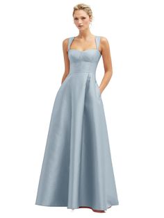 Bridesmaid dresses and formal gowns; plus perfectly color-matched accessories including men's ties. View the collection, locate a retailer. Portrait Neckline, Semi Formal Wedding, Men's Ties, Skirt With Pockets, Bridesmaids Dresses, Hand In Hand, Satin Dress, Formal Wedding, Custom Dresses