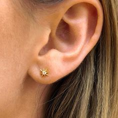 Minimalist Star Earrings For Everyday, Dainty Tiny Star Earrings, Tiny Star Earrings For Everyday, Tiny Star Earrings For Everyday Wear, Earrings Cartilage, Tragus Stud, Earrings Star, Cartilage Stud, Star Stud Earrings