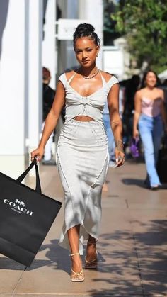 Karrueche Tran Outfits, Coach Store, Fancy Fits, Gamine Style, Rich Girl Lifestyle, Summer Attire