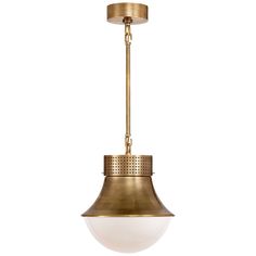 This Precision Small Pendant has a gorgeous white glass shade that brings a clean Recessed Downlights, Circa Lighting, Perforated Metal, Kelly Wearstler, Commercial Interior Design, Light Architecture, Small Pendant, Signature Collection, Visual Comfort