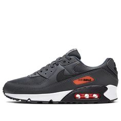 Nike Air Max 90 'Dark Grey' Iron Grey/Black/Total Orange CW7481-001 KICKSOVER Black Fade-resistant Nike Air Max, Black Fade-resistant Synthetic Nike Air Max, Nike Air Max Dynamic Black Synthetic Shoes, Nike Air Max Black Dynamic Synthetic Shoes, Black Nike Air Max Dynamic Style, Black Synthetic Nike Air Max Dynamic Style, Dynamic Black Nike Air Max Sneakers, Dunk Low Nike, Air Max 90 Premium