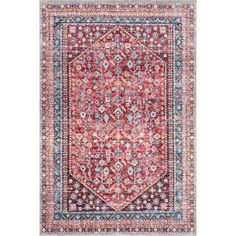 Prabal Gurung X Rugsusa - Sunsari Geometric Machine Washable Area Rug : Target Nuloom Rugs, Outdoor Rugs Patio, Washable Area Rug, Target Rug, Pink Area Rug, Prabal Gurung, Rugs Usa, Floral Area Rugs, Geometric Area Rug